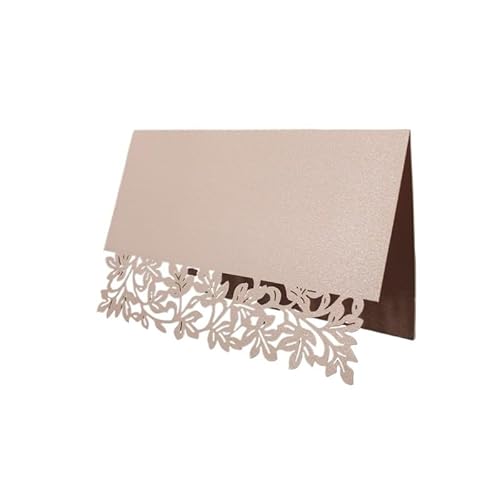 ZMCGNO 10PCS Aushöhlen Luxus Karten Weihnachten Geburtstag Party Tisch Dekoration Hochzeit Einladen Karten(Pink) von ZMCGNO