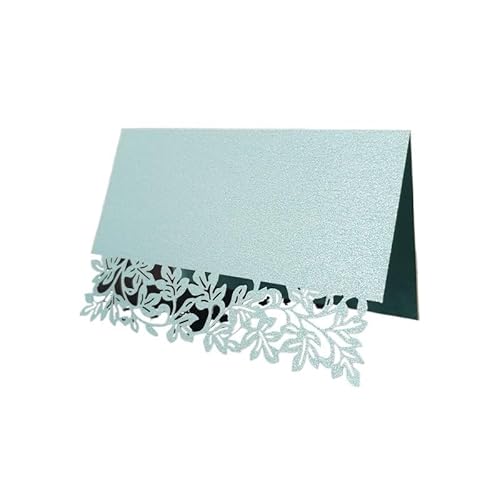 ZMCGNO 10PCS Aushöhlen Luxus Karten Weihnachten Geburtstag Party Tisch Dekoration Hochzeit Einladen Karten(SkyBlue) von ZMCGNO