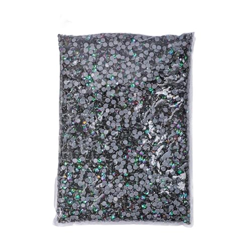 ZMCGNO 14400 Stück/Großpackung 41 Farben Hotfix-Strasssteine ​​SS6-SS20 Kristall Hot Fix Strass(Green Volcano,SS8-14400pcs) von ZMCGNO