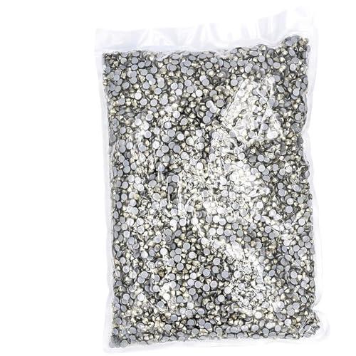 ZMCGNO 14400 Stück/Großpackung 41 Farben Hotfix-Strasssteine ​​SS6-SS20 Kristall Hot Fix Strass(Hematite,SS8-14400pcs) von ZMCGNO