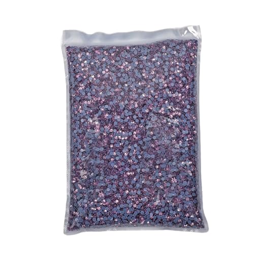 ZMCGNO 14400 Stück/Großpackung 41 Farben Hotfix-Strasssteine ​​SS6-SS20 Kristall Hot Fix Strass(It.Pink,SS10-14400pcs) von ZMCGNO