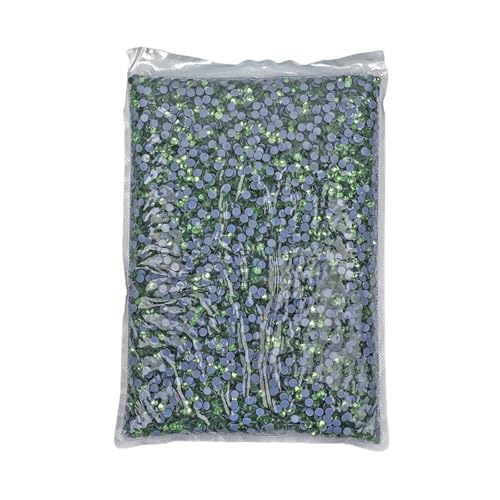 ZMCGNO 14400 Stück/Großpackung 41 Farben Hotfix-Strasssteine ​​SS6-SS20 Kristall Hot Fix Strass(Lt Peridot,SS6-14400pcs) von ZMCGNO