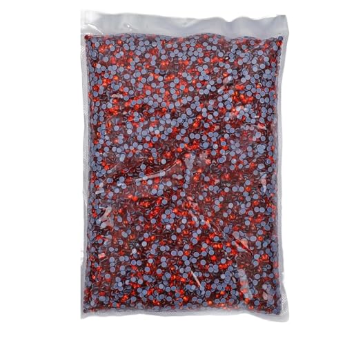 ZMCGNO 14400 Stück/Großpackung 41 Farben Hotfix-Strasssteine ​​SS6-SS20 Kristall Hot Fix Strass(Orange,SS20-14400pcs) von ZMCGNO