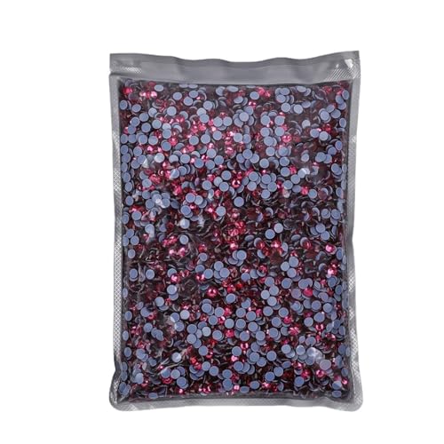 ZMCGNO 14400 Stück/Großpackung 41 Farben Hotfix-Strasssteine ​​SS6-SS20 Kristall Hot Fix Strass(Rose,SS16-14400pcs) von ZMCGNO