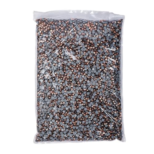 ZMCGNO 14400 Stück/Großpackung 41 Farben Hotfix-Strasssteine ​​SS6-SS20 Kristall Hot Fix Strass(Rose Gold,SS16-14400pcs) von ZMCGNO