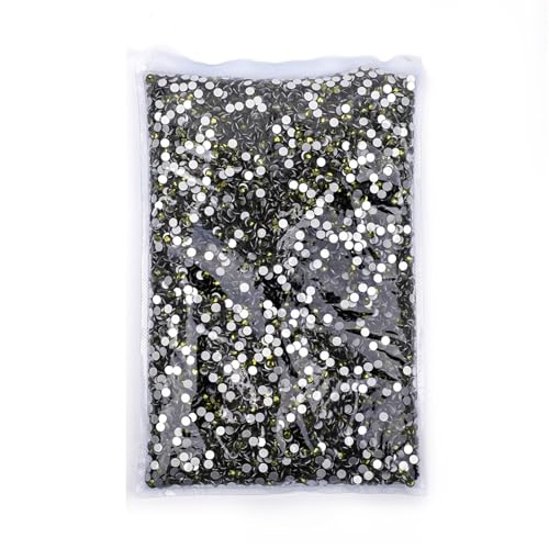 ZMCGNO 14400 Stück Flatback-Kristall-Non-Hotfix-Strasssteine ​​in Großpackung Glitzerkristall SS3-SS20 for Nagelhochzeiten(Color2,SS20-14400pcs) von ZMCGNO