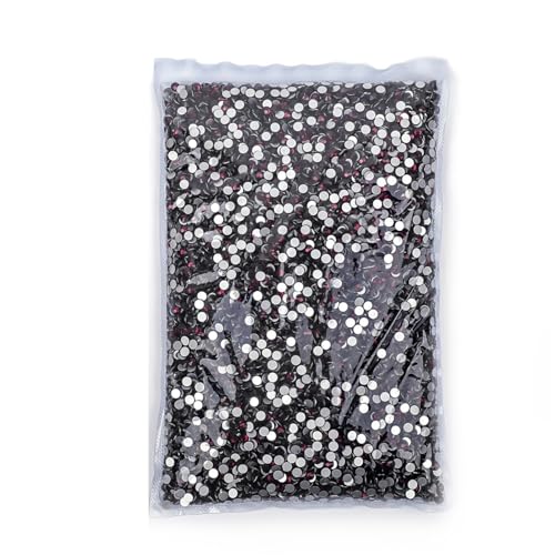 ZMCGNO 14400 Stück Flatback-Kristall-Non-Hotfix-Strasssteine ​​in Großpackung Glitzerkristall SS3-SS20 for Nagelhochzeiten(Dk Amethyst,SS5-14400pcs) von ZMCGNO