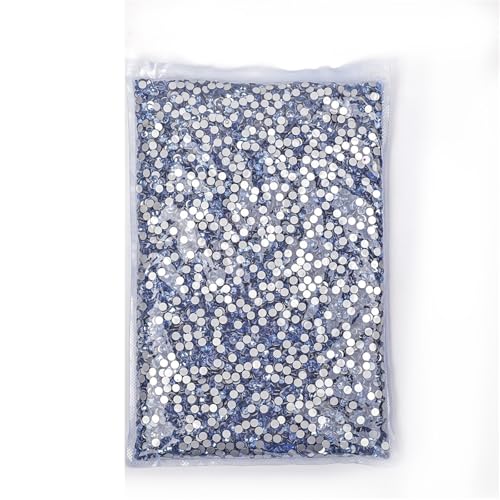 ZMCGNO 14400 Stück Flatback-Kristall-Non-Hotfix-Strasssteine ​​in Großpackung Glitzerkristall SS3-SS20 for Nagelhochzeiten(Lt Sapphire,SS16-14400pcs) von ZMCGNO