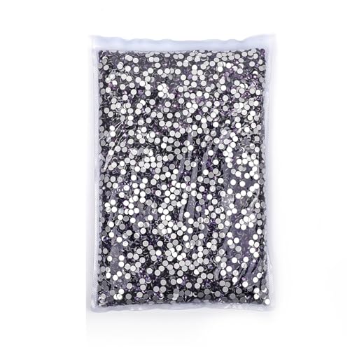 ZMCGNO 14400 Stück Flatback-Kristall-Non-Hotfix-Strasssteine ​​in Großpackung Glitzerkristall SS3-SS20 for Nagelhochzeiten(Tanzanite,SS8-14400pcs) von ZMCGNO
