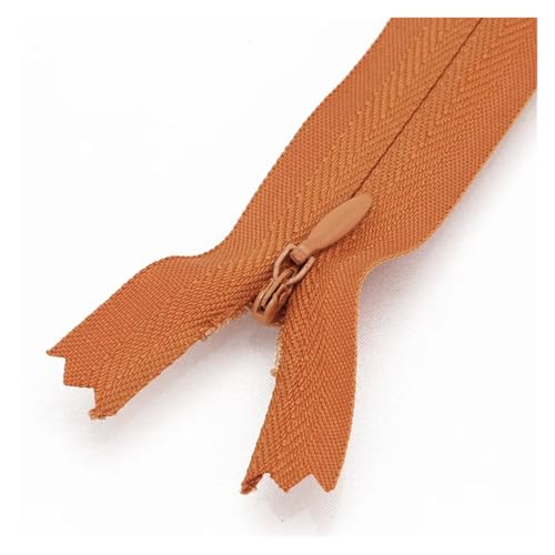 ZMCGNO 20 Teile/Paket 18cm 25cm 30cm 40cm 50cm 60cm 3# Unsichtbarer Reißverschluss Nylon Spule Reißverschluss for DIY Handwerk Tuch Nähen(Color 14,18cm) von ZMCGNO