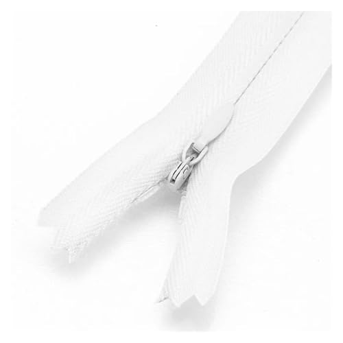 ZMCGNO 20 Teile/Paket 18cm 25cm 30cm 40cm 50cm 60cm 3# Unsichtbarer Reißverschluss Nylon Spule Reißverschluss for DIY Handwerk Tuch Nähen(Color 2,40cm) von ZMCGNO
