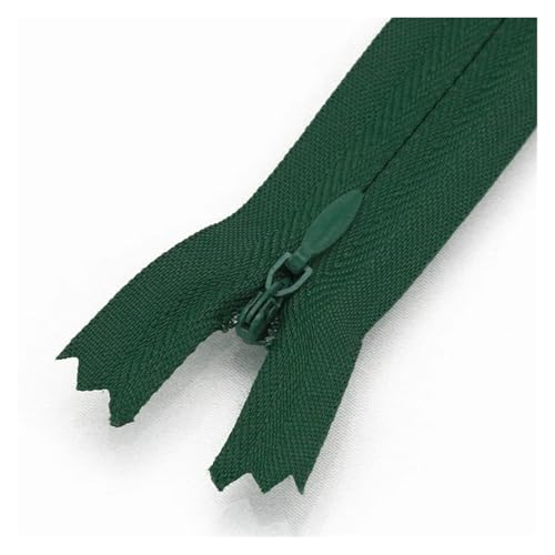 ZMCGNO 20 Teile/Paket 18cm 25cm 30cm 40cm 50cm 60cm 3# Unsichtbarer Reißverschluss Nylon Spule Reißverschluss for DIY Handwerk Tuch Nähen(Color-24,25cm) von ZMCGNO