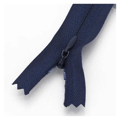 ZMCGNO 20 Teile/Paket 18cm 25cm 30cm 40cm 50cm 60cm 3# Unsichtbarer Reißverschluss Nylon Spule Reißverschluss for DIY Handwerk Tuch Nähen(Color 7,30cm) von ZMCGNO