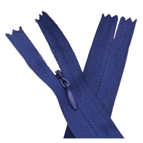 ZMCGNO 20 stücke 3# Unsichtbarer Reißverschluss Reißverschluss Lange Schwarz Weiß Nylon Ziper Reißverschlüsse Reißverschlüsse for Nähen Von Kleidung(Blue 1,28 cm_20PCS) von ZMCGNO