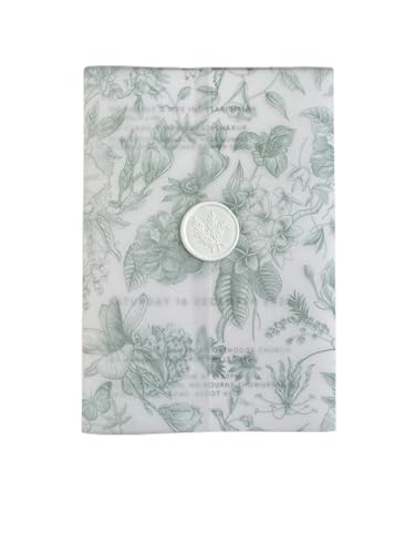 ZMCGNO 25 Stück Blaue oder grüne Blumen-Pergamentpapiere, passend for eine 5 x 7 Hochzeitseinladung(Green) von ZMCGNO