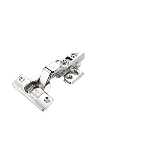 ZMCGNO 4 STÜCKE NAIERDI C Serie Scharnier Edelstahl Tür Hydraulische Scharniere Dämpfer Puffer Soft Close for Schrank Küche Möbel Hardware(Half Overlay) von ZMCGNO