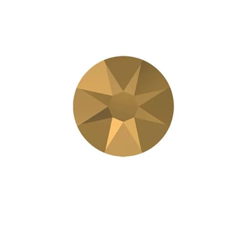 ZMCGNO Geschliffene Facetten SS16, SS20, SS30 Nicht Hotfix Strass Kristall AB Flatback Kristall Strass Dekorationssteine(Gold Hematite,Ss30 288pcs) von ZMCGNO