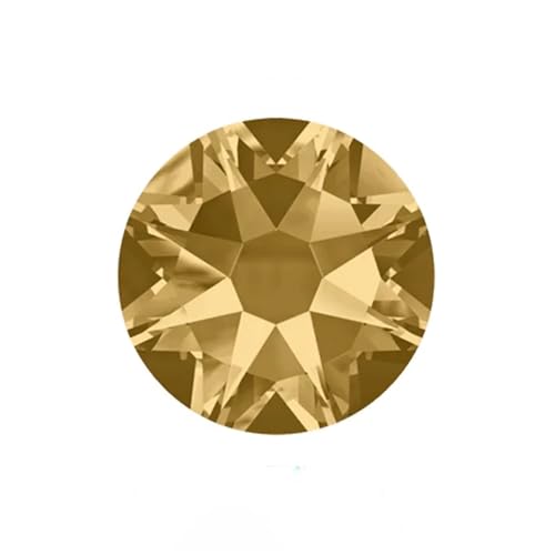 ZMCGNO Geschliffene Facetten SS16, SS20, SS30 Nicht Hotfix Strass Kristall AB Flatback Kristall Strass Dekorationssteine(Light Colorado Topaz,Ss16 1440pcs) von ZMCGNO