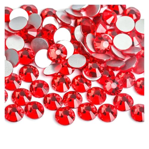 ZMCGNO Hellrosa/Rose/Fuchsia 3D Nail Art Strasssteine ​​Kristallnägel Nagel Strasssteine(Light Siam,SS34 288pcs) von ZMCGNO