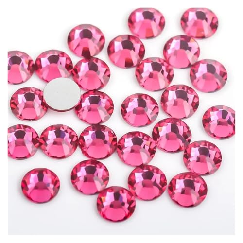 ZMCGNO Hellrosa/Rose/Fuchsia 3D Nail Art Strasssteine ​​Kristallnägel Nagel Strasssteine(Rose,SS10 1440pcs) von ZMCGNO