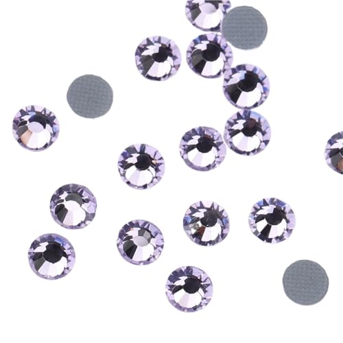 ZMCGNO Lila Farbe Hotfix Strass for Schuhe Taschen Stoff Bekleidungs ​​Dekoration DIY Schmuck Zubehör(135 Violet,5mm SS20 1440pcs) von ZMCGNO