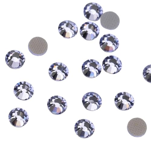 ZMCGNO Lila Farbe Hotfix Strass for Schuhe Taschen Stoff Bekleidungs ​​Dekoration DIY Schmuck Zubehör(154ProvenceLavender,2.4mm SS8 1440pcs) von ZMCGNO