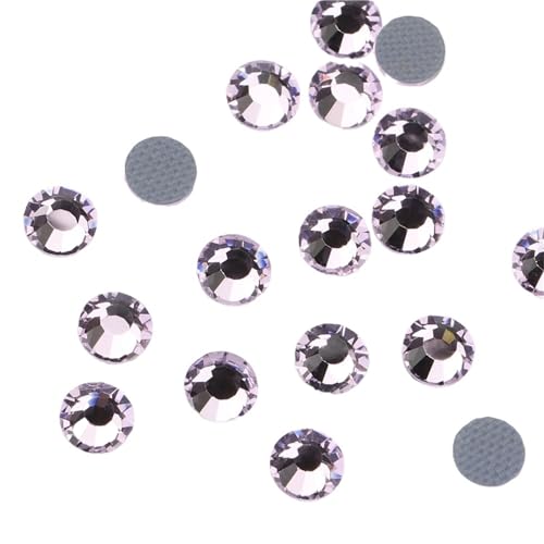 ZMCGNO Lila Farbe Hotfix Strass for Schuhe Taschen Stoff Bekleidungs ​​Dekoration DIY Schmuck Zubehör(184 Pale Lilac,5mm SS20 1440pcs) von ZMCGNO