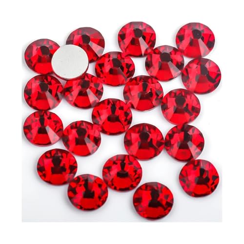 ZMCGNO Lila Samt Kristall Lose Nicht Hot Fix Strass Glas Strass Nicht Hotfix Strass DIY Nägel Kunst Dekorationen(Siam,SS20-1440pcs) von ZMCGNO