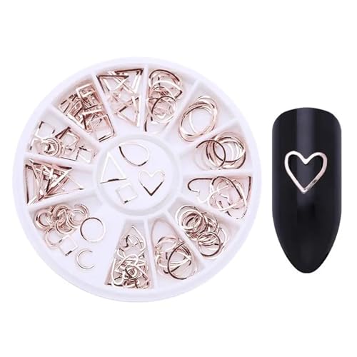 ZMCGNO Nagelteile 3D-Nagelkunst, Glitzer, Strasssteine, Kristalle, Schmuckperlen, Nagelanhänger, Maniküre-Dekorationen, Zubehör, Nagelzubehör(Pattern 38) von ZMCGNO