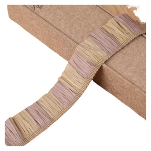 ZMCGNO Natürliche Quaste in gemischten Farben for Schmuck, Ohrringe, Anhänger, Fransen, Kleidung, Vorhänge, Sofa-Accessoires, 100 cm(Multi) von ZMCGNO