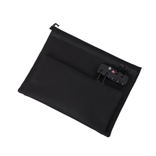 ZMCGNO Reise-Aufbewahrungstasche mit Passwortsperre, Kreditkarten-Safe, Handtasche, wasserdichte Aufbewahrungstasche(Color-02) von ZMCGNO