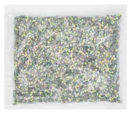 ZMCGNO SS6-SS30 Hotfix Strasssteine ​​Kristall Hot Fix Strass Kleidungsstück(Antique Brass,Ss10 14400pcs) von ZMCGNO
