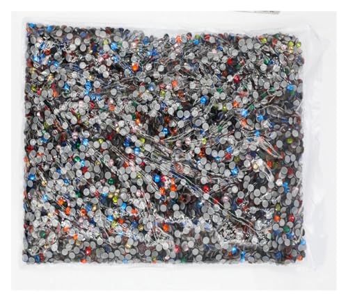 ZMCGNO SS6-SS30 Hotfix Strasssteine ​​Kristall Hot Fix Strass Kleidungsstück(Antique Silver,Ss20 14400pcs) von ZMCGNO