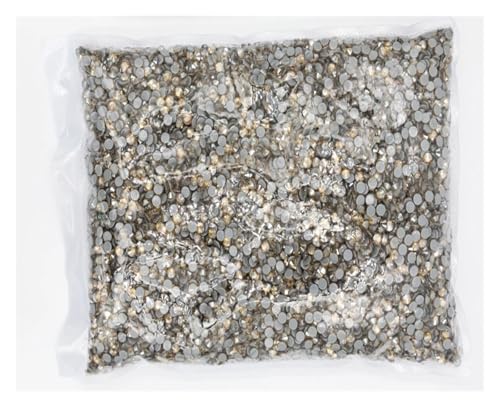 ZMCGNO SS6-SS30 Hotfix Strasssteine ​​Kristall Hot Fix Strass Kleidungsstück(Gold,Ss6 14400pcs) von ZMCGNO