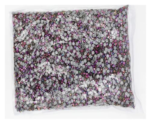 ZMCGNO SS6-SS30 Hotfix Strasssteine ​​Kristall Hot Fix Strass Kleidungsstück(Light Red,Ss20 14400pcs) von ZMCGNO
