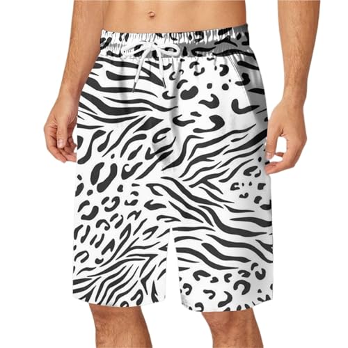 ZMCGNO Shorts for Herren, Trendige, schnelltrocknende Badehose in Übergröße for Herren, Badeanzug aus Netzstoff, Strandbadeanzug, Lange Badeshorts(Blue,XXL) von ZMCGNO