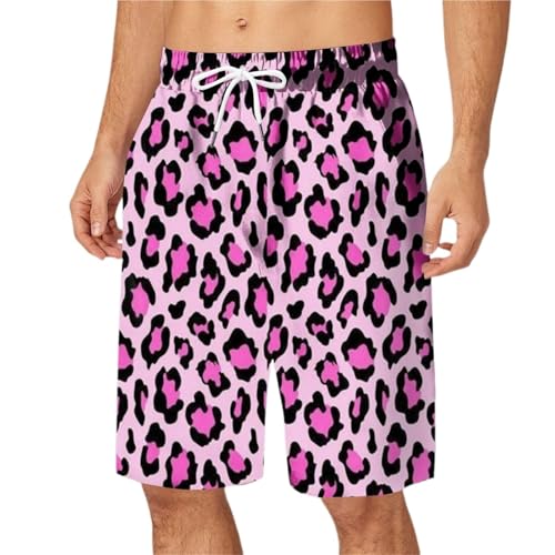 ZMCGNO Shorts for Herren, Trendige, schnelltrocknende Badehose in Übergröße for Herren, Badeanzug aus Netzstoff, Strandbadeanzug, Lange Badeshorts(Green,M) von ZMCGNO