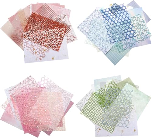 60 Blätter Scrapbook Papier Scrapbooking Deko aus Spitze und Netzgewebe Dekoratives Bastelpapier Mesh-Papiere Strukturiertes Papier für Tagebuch, Kartenherstellung, Geschenkverpackung, 18x13cm 60 Blätter Scrapbook Papier Scrapbooking Deko aus Spitze und Netzgewebe Dekoratives Bastelpapier Mesh-Papiere Strukturiertes Papier für Tagebuch, Kartenherstellung, Geschenkverpackung, 18x13cm von ZMDMAH