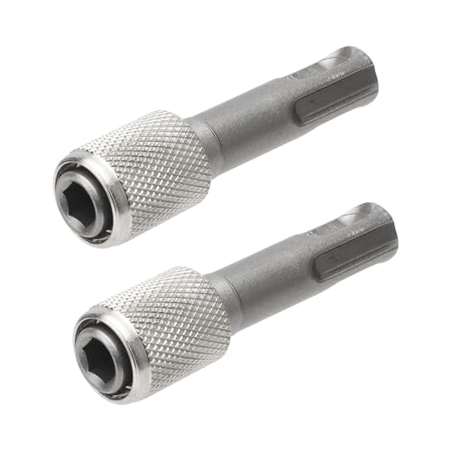 ZMDMAH 2 Stück SDS Plus Adapter, 6,35 mm Silber Bithalter SDS Adapter Bohrerhalter Robust und Vielseitig, Sechskantschaft Bithalter für Erdbohrer Wohndekorationsprojekte Industrielle Anwendungen ZMDMAH 2 Stück SDS Plus Adapter, 6,35 mm Silber Bithalter SDS Adapter Bohrerhalter Robust und Vielseitig, Sechskantschaft Bithalter für Erdbohrer Wohndekorationsprojekte Industrielle Anwendungen von ZMDMAH