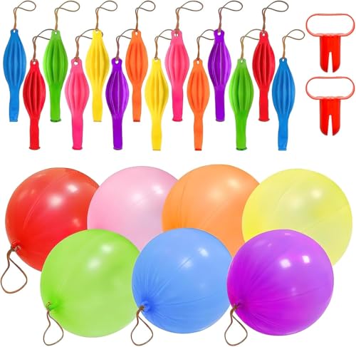 ZMDMAH 30 Stück Punch Luftballons mit 2 Knotern, 40 cm Robuste Perforierte Ballons, Stanzballons, Punch-Ballons für Kinder Geburtstag Spiel Partyzubehör Kindergeburtstage Hochzeiten Kinderpartys ZMDMAH 30 Stück Punch Luftballons mit 2 Knotern, 40 cm Robuste Perforierte Ballons, Stanzballons, Punch-Ballons für Kinder Geburtstag Spiel Partyzubehör Kindergeburtstage Hochzeiten Kinderpartys von ZMDMAH