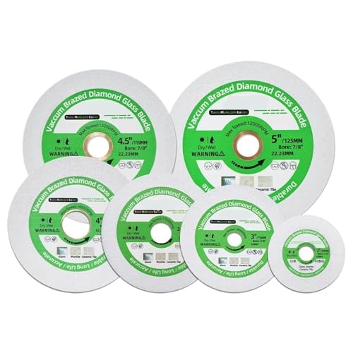 1/3/5 stücke 50/75/85/100/115/125mm Diamant Schneiden Glas Disc Schleifen Platte Cut Jade Kristall Keramik Diamant Sägeblatt(75mm,1pc) von ZMGYF