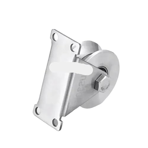1 Stück 304 Edelstahl Schiebetürrolle Radscheibe mit Lager UV-Form Duschtürscheibe Möbelbeschläge(U-shape-S) von ZMGYF