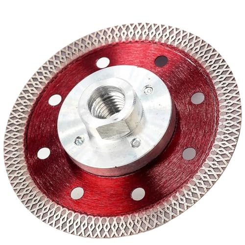 105/115/125 mm superdünnes Diamant-Fliesensägeblatt mit M14-Aufnahme for Schneiden von Keramik- oder Porzellanfliesen(Red-115-M14) von ZMGYF