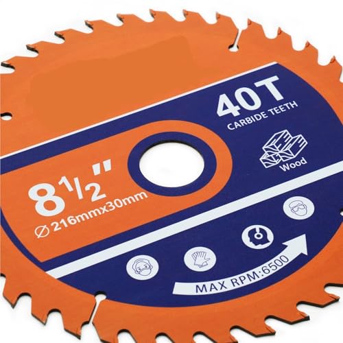 125/165/216/254mm Wolframkarbidspitze 40/60/80T Kreissägeblattscheibe Holzbearbeitung for Schneiden von Holzwerkzeug(254x1.8x30x80T) von ZMGYF