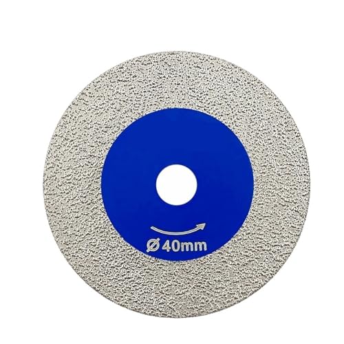 30/40/50mm Diamant Sägeblatt Gravur Abnehmbare Schaft Schleifen Disc Glas Carving Keramik Kristall Fliesen(1 blade,Dia 40mm,1set) von ZMGYF