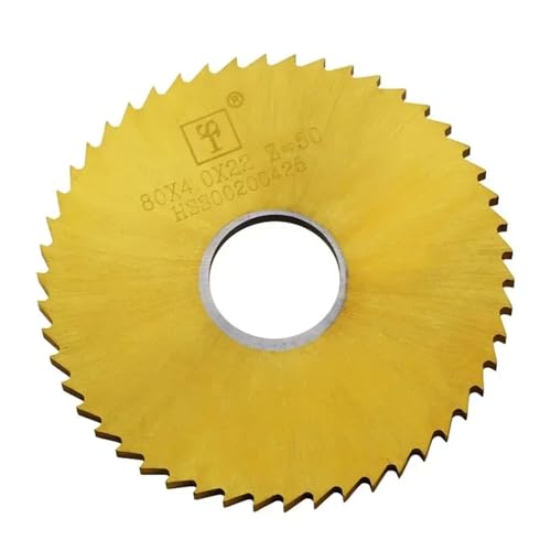 40 mm – 300 mm Schnellarbeitsstahl-Kreissägeblatt, Kerbfräsblatt, kobalthaltige Titanbeschichtung, Außendurchmesser(40x13x40T,0.6mm) von ZMGYF