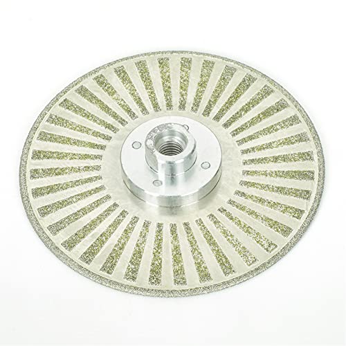 6 Zoll 150 mm M14 Silber galvanisierte Diamant-Trennscheibe Schleifblech Stein Beton Sägeblatt Diamant-Trennscheibe 6 Zoll 150 mm M14 Silber galvanisierte Diamant-Trennscheibe Schleifblech Stein Beton Sägeblatt Diamant-Trennscheibe von ZMGYF
