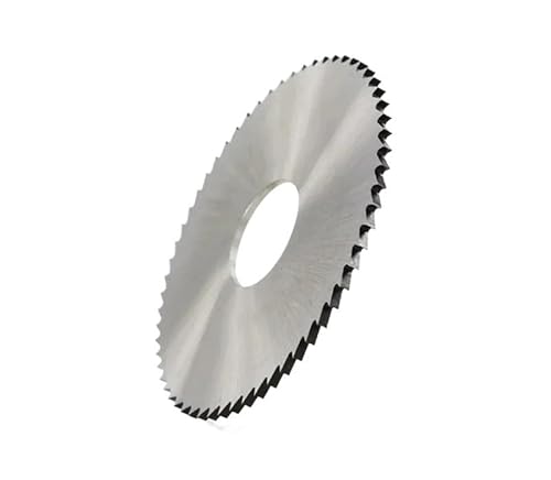 63mm Schlitz- und Schlitzsägeblatt W6542 Stahlkreissägescheibe Schneidemaschine Metall Stahl PVC Schneidwerkzeug(63mmx2.0x16x60T) von ZMGYF