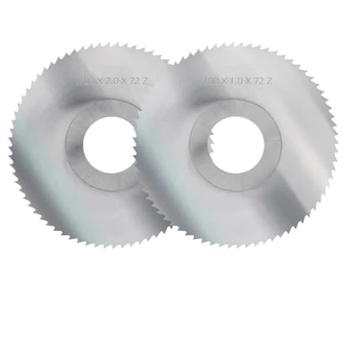 75/80/100 mm Schlitz- und Schlitzsägeblatt HSS-Stahlkreissägeblatt Schneidemaschine Metallstahl-Schneidwerkzeug(75mmx0.5x22x72T) von ZMGYF