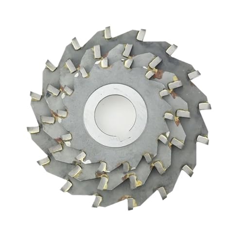 Dreiseitige Wendeplattensäge Fräser Legierung Wolframstahl Werkzeug Klinge Bearbeitung Flache Hartmetallwerkzeuge(80x10x27x10T W2) von ZMGYF